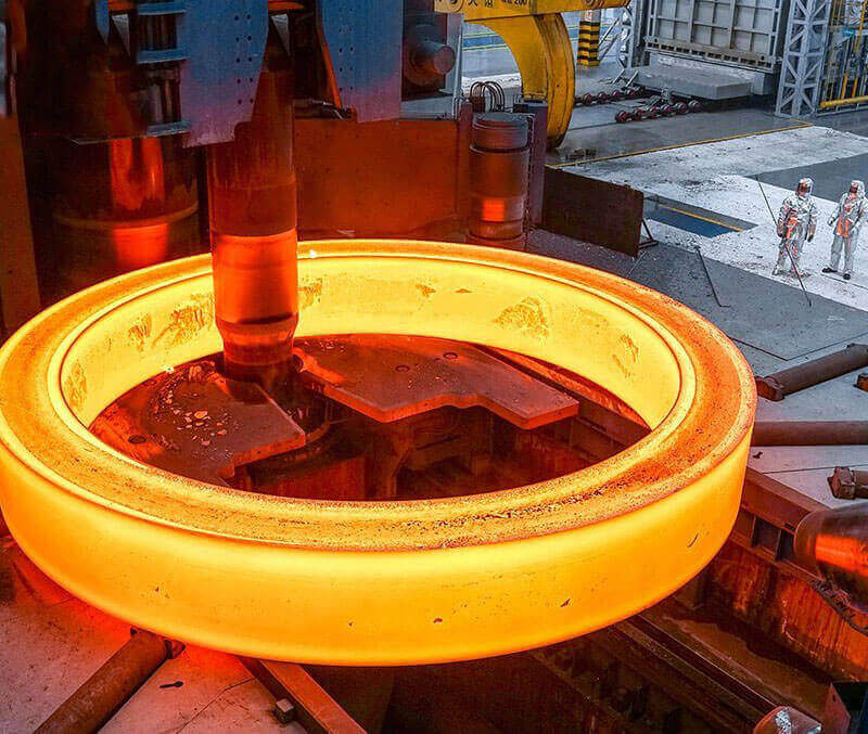 Processus fluunt de Processing Forging